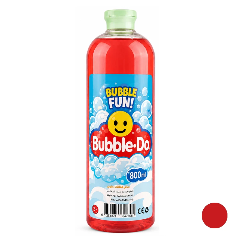 Bubble-Do Bubble Fun Bubble Solution 800ml – Kids Non-Toxic Bubble Liquid for Outdoor Play and Fun Activities